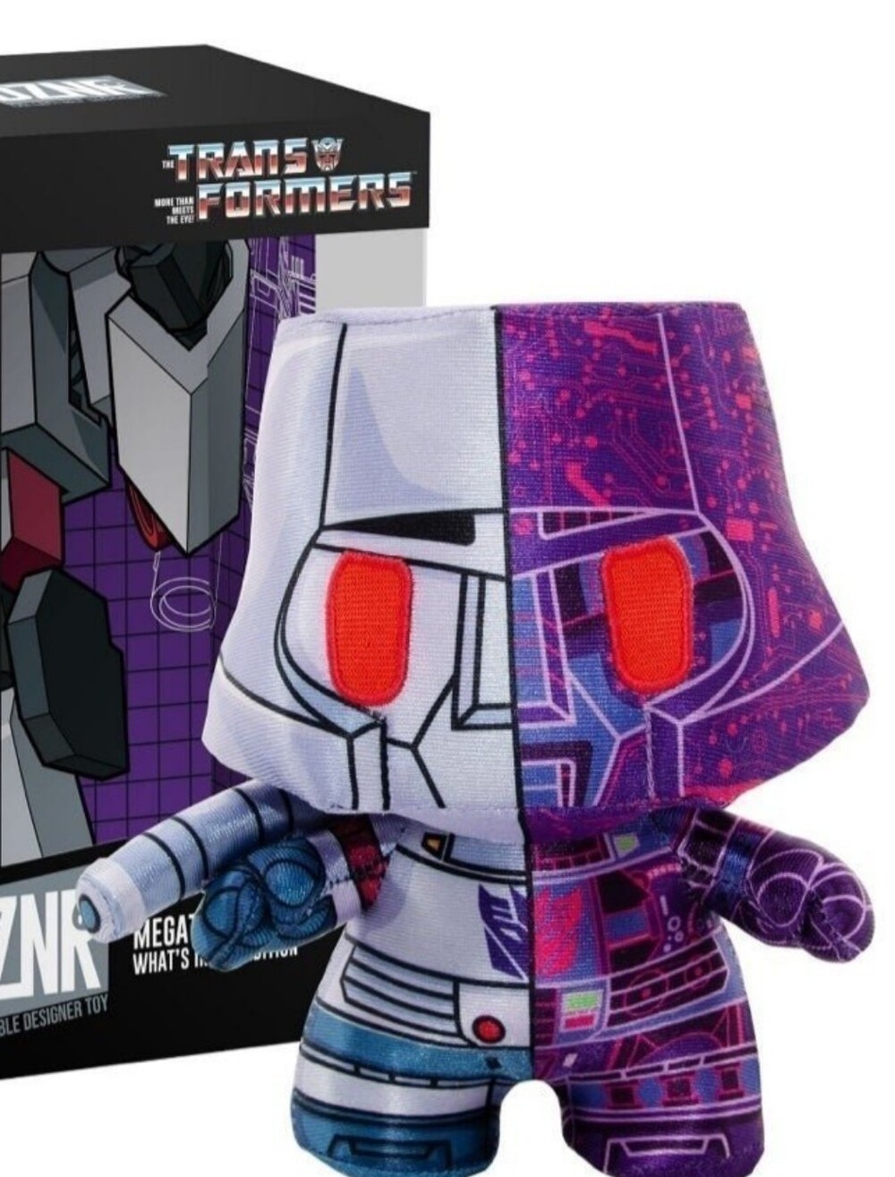 DZNER COLLECTIBLE DESIGNER PLUSH TOY MEGATRON WHAT'S INSIDE EDITION #03. NEW